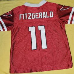 Toddler NFL Arizona Cardinals FITZGERALD #11 Jersey Size 2T