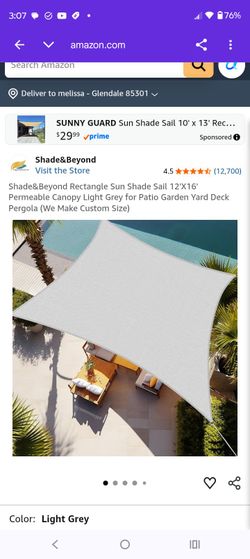Sun shade $20