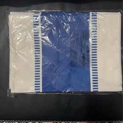 New blue and white runner 72"x14"