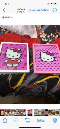 Hello Kitty Framed Prints Set of 2