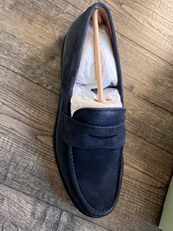 Brand New Men Ted Baker Blue parliament penny loafer