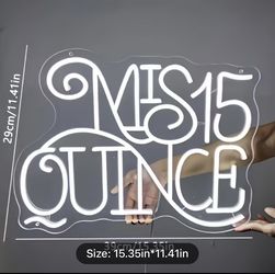 Neon Sign--Mis 15 Quince Neon Sign