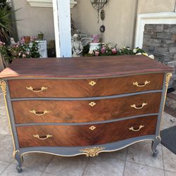 Vintage Solid Wood Dresser