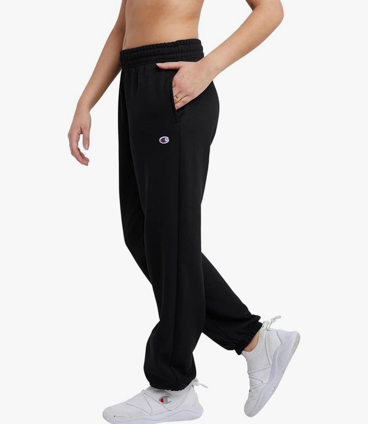 CHAMPION sweatpants black sweats pants 2XL