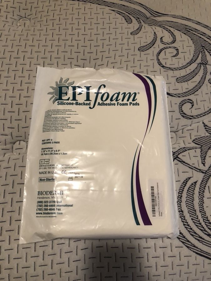(2) Brand New Epi Foam Pads (Post Lipo)