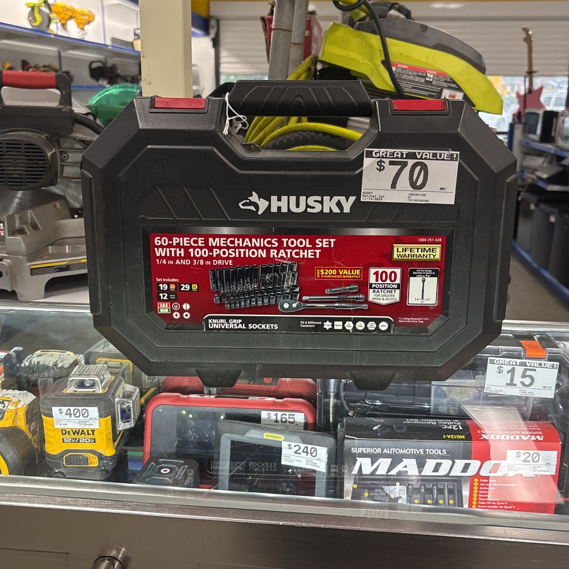 Husky 60 Piece Mechanics Tool Set