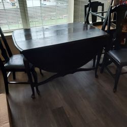 Queen Anne drop leaf table