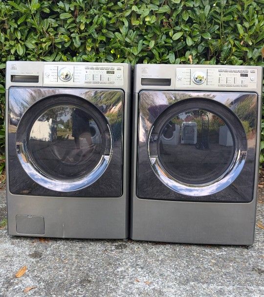 KENMORE XL Capacity 4.5cuft  Washer And 7.4cuft Electric Dryer. Works Perfect. 30 days warranty. See more on my page.