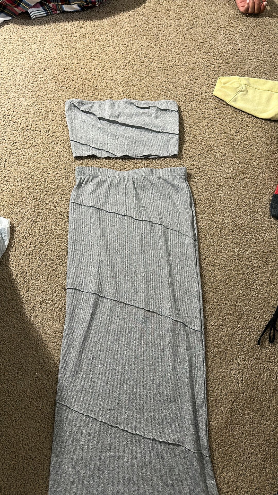 Grey Dress Set