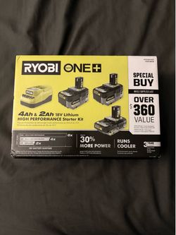 Ryobi battery kit