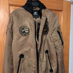 Xray Jeans Hoodie Bomber Jacket 