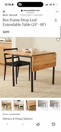West elm leaf table