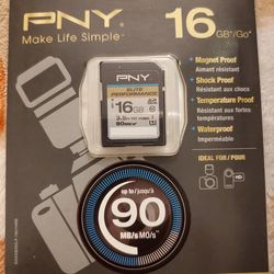 PNY Elite Performance 16GB High Speed SDHC Class 10 UHS-I Flash Memory Card
