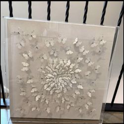NWT Butterfly Shadow Box 24x24