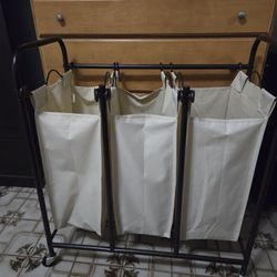 3 Bag Laundry Basket/ Hamper