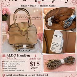 ALDO handbag in beige/tan 🤎 Gently used – in great condition