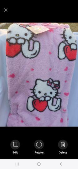 Hello Kitty I ❤️ U VALENTINE'S BLANKET THROW 
