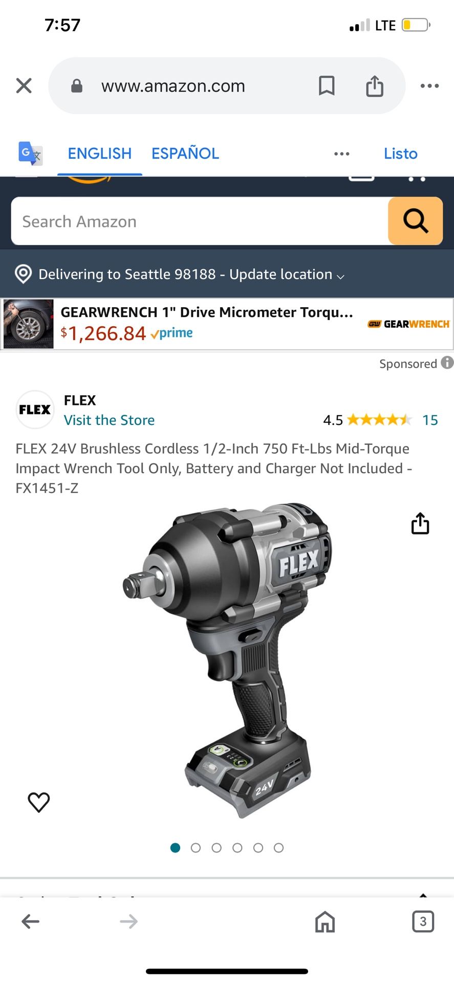 Flex Impact 1/2 New