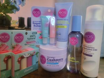EOS Skincare Bundle – Lip Balm, Lotion, Body Mist & More