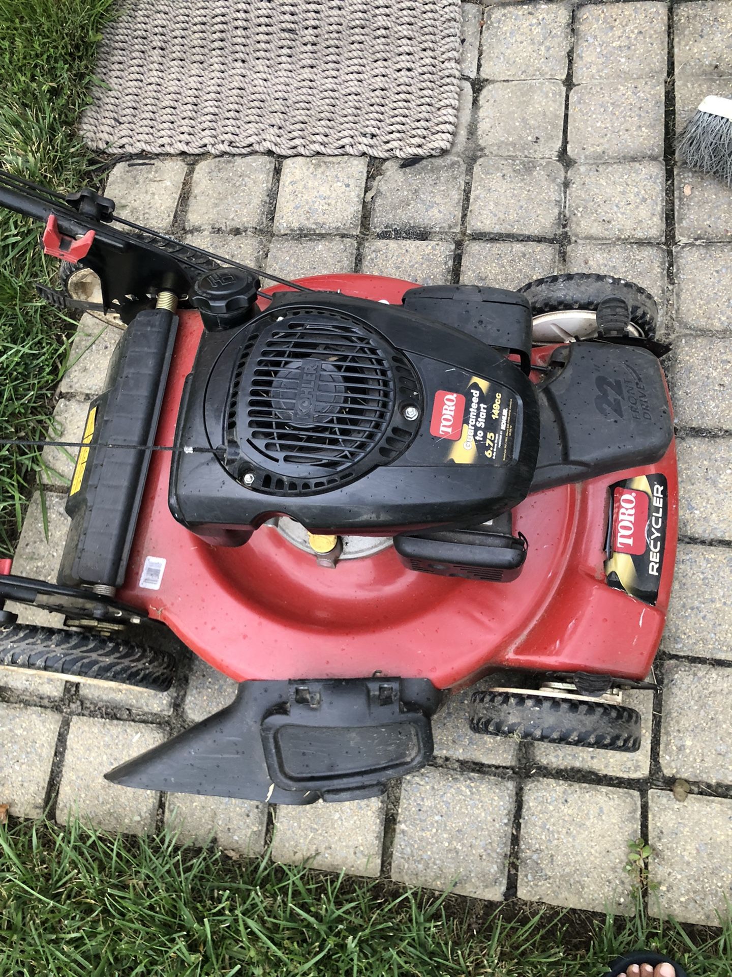 Toro Lawnmower With Bag