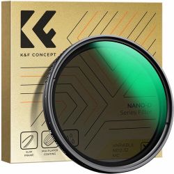 K&F CONCEPT Variable ND 8-2000 NANO-D Series 58mm Filter