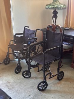 Transport Wheelchairs – Lot of 3