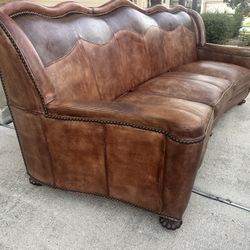 SIERRA WRANGLER Western Leather Sofa – Whittemore Sherrill (High-End)