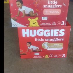 Huggies Little Snuggles Size 3 136 Count
