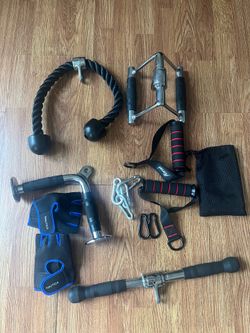 Gym cable set $40