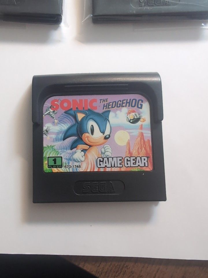 Sega Game Gear - Sonic The Hedgehog 1