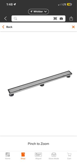 HTOH shower drains 36”