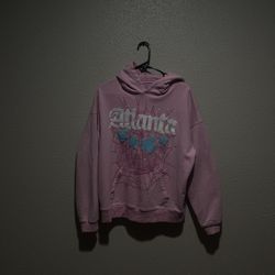 Pink And Blue Sp5der “Atlanta” Hoodie XL