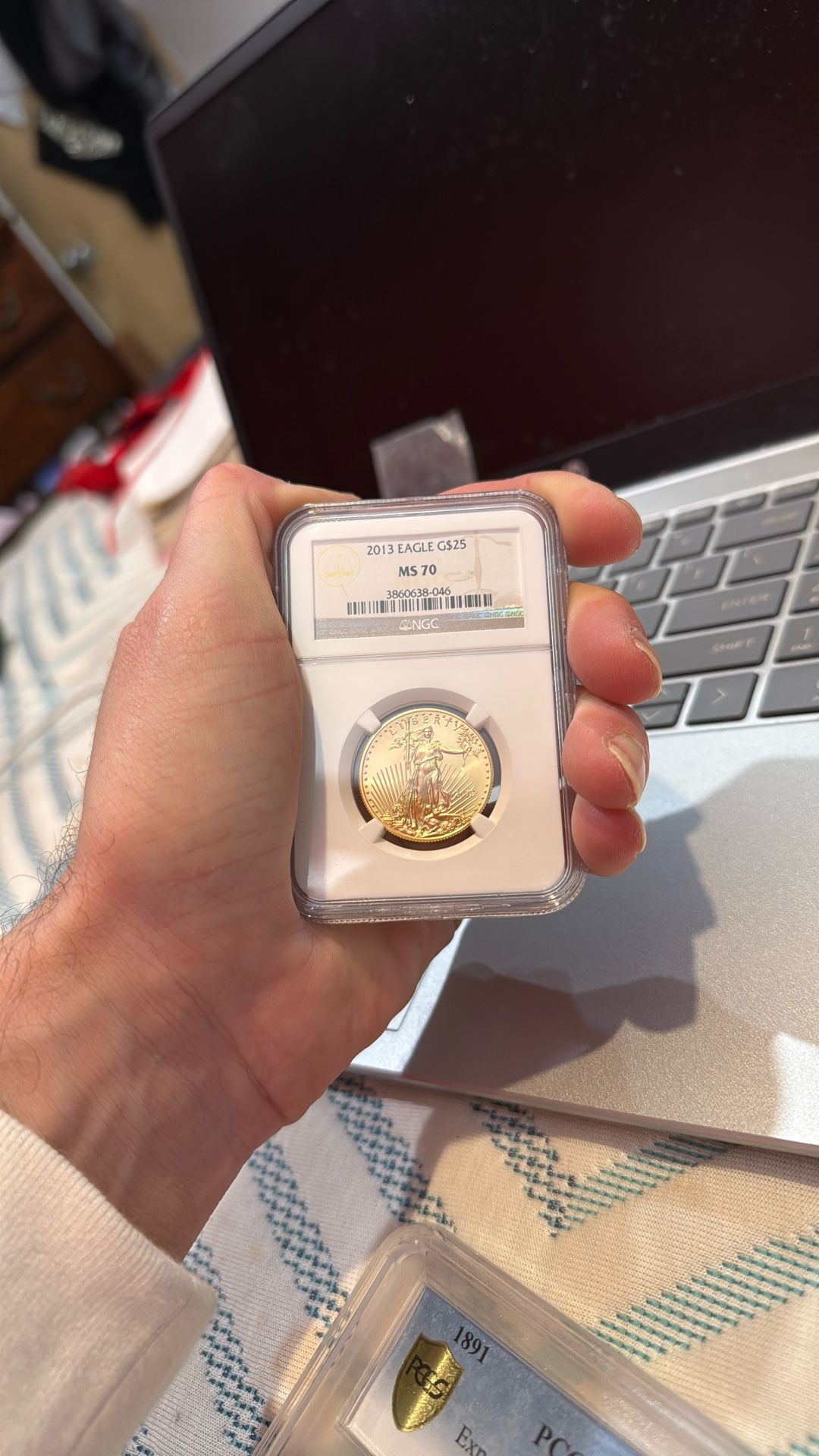 1/2 Oz Gold Ms70