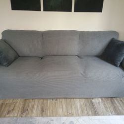 Couch, 3 Seats, including Soft Cover And 2 Pillows