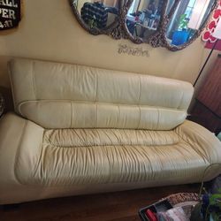 Elegant Yellow Sofa & Love Seat Set.