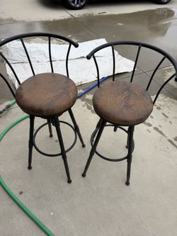 Free pair of bar stools.