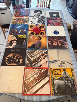 Around 120 Top Artists LP Records (some are new)1960, 70s, 80s & more. Rock & Roll & Pop