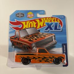 Hot Wheels XL 83 Chevy Silverado Orange