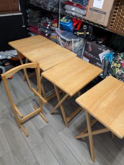Free tv tray set