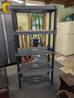Garage shelving unit - plastic