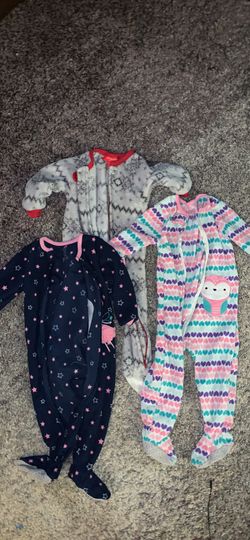 18 month fleece pj lot