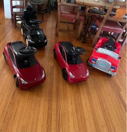 Kids Tesla , Mercedes Benz, Huffy Paw Patrol car 25.00 each one