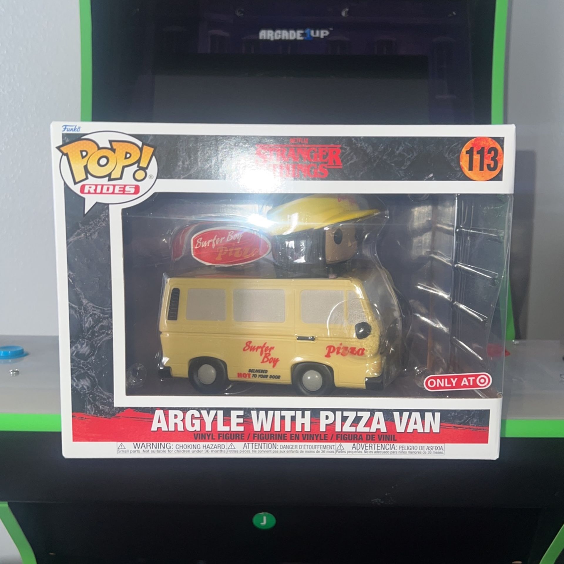 Funko Pop Target Exclusive Stranger Things Argyle w/ Pizza Van for