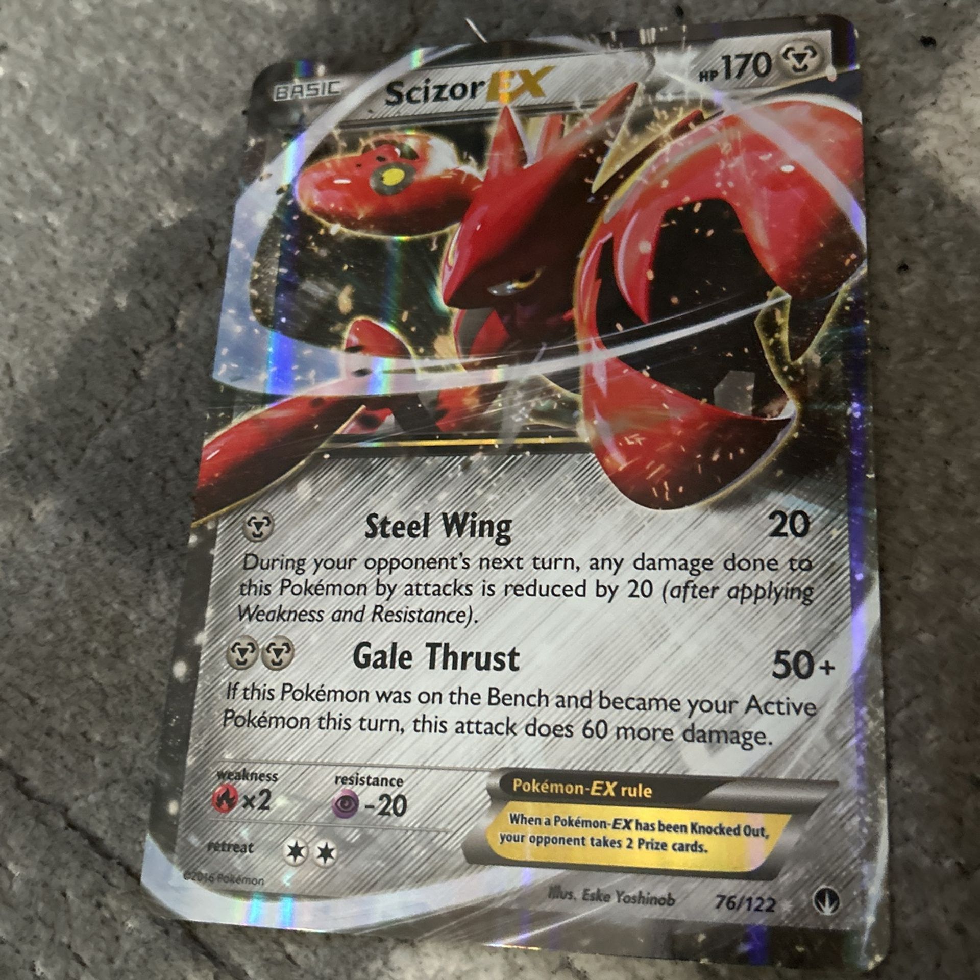 Scizor Ex Jumbo Card