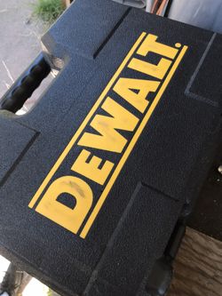 DeWalt Case. &. Charger.