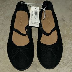 Old Navy Toddler Girl’s Black Quilted Shoes, Size 9