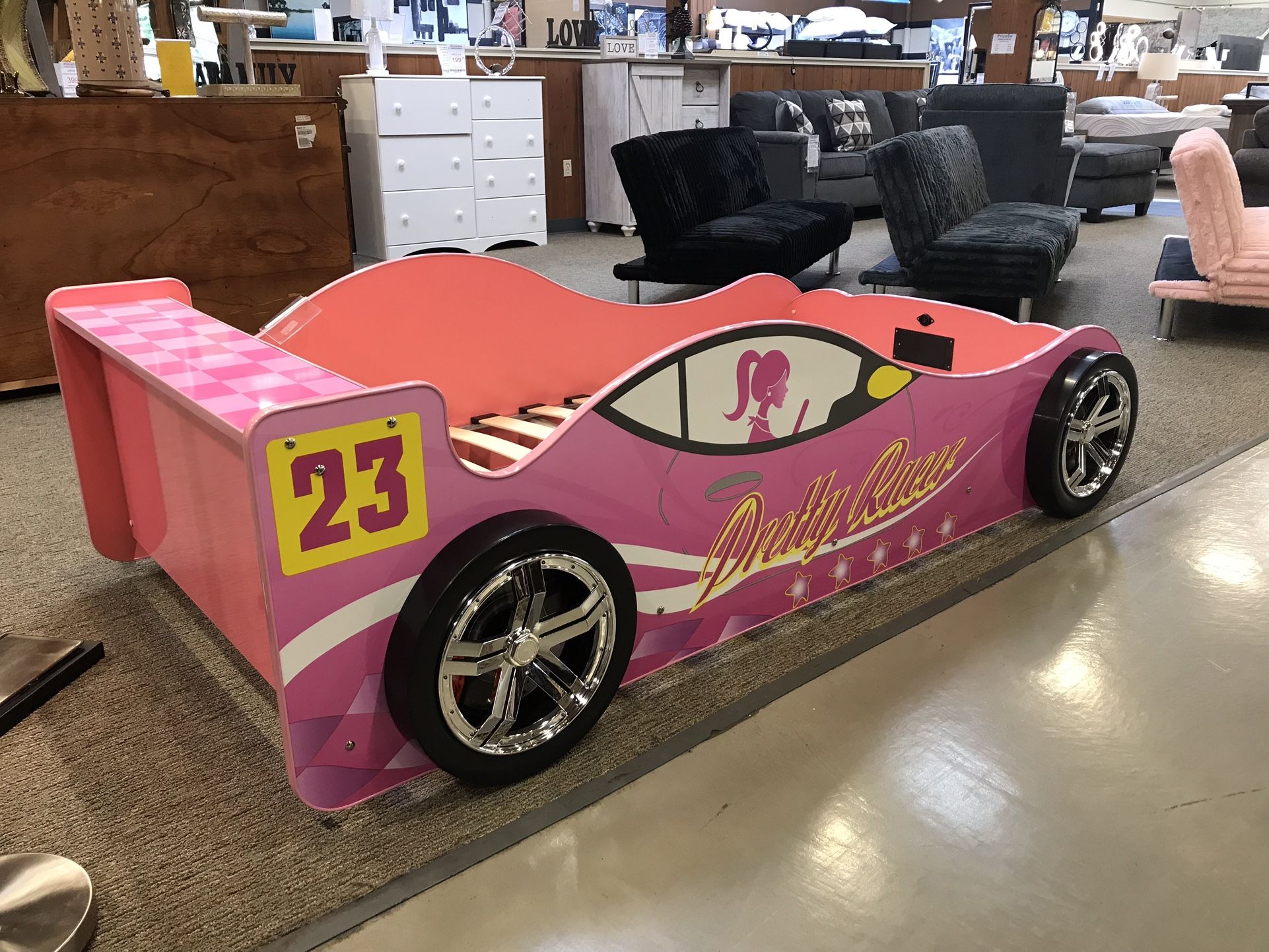 Pretty Racer Girls Bed