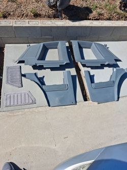 1986 monte carlo rear side panels bottom and top left and right side in great conditions grey color oem original parts $350 obo