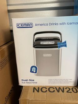 Iceman Dual-Size Ice Machine - Brand New in Box
