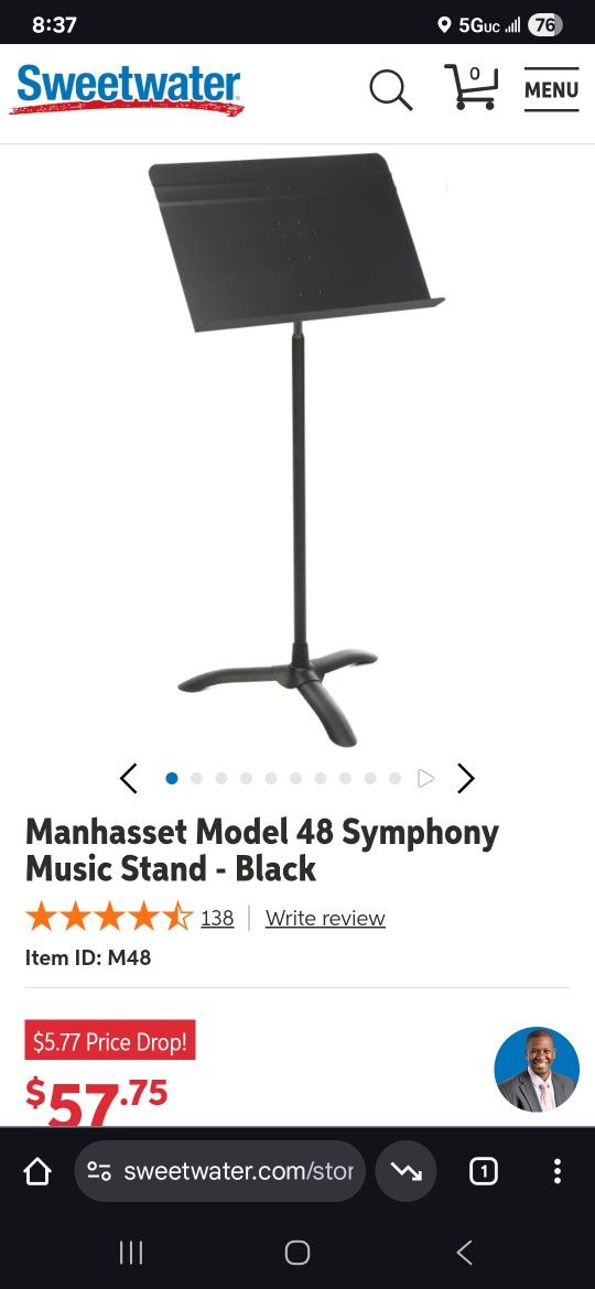 Manhasset Symphony Music Stand